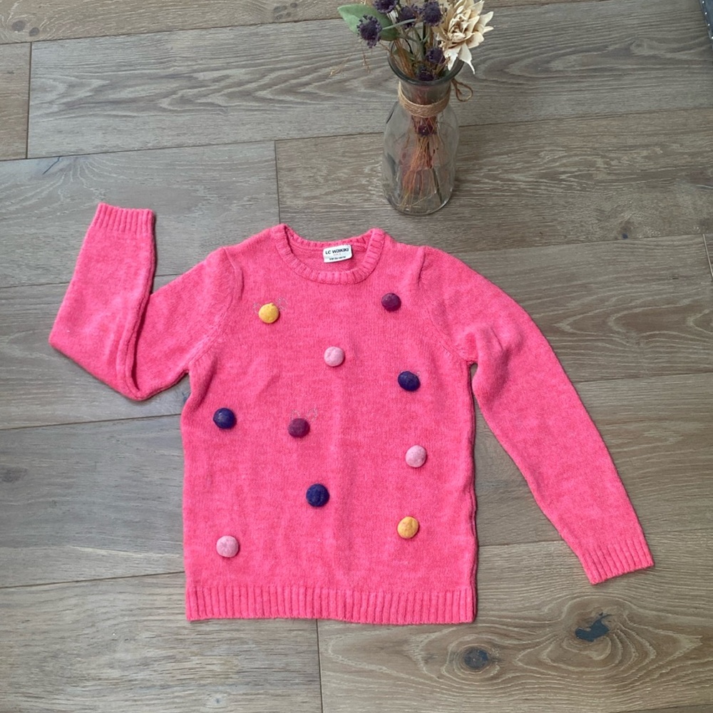 Girls pink sweatshirt